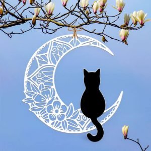 Suspente Chat lune - double tôle