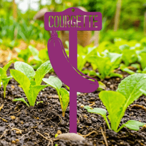 étiquette potager courgette