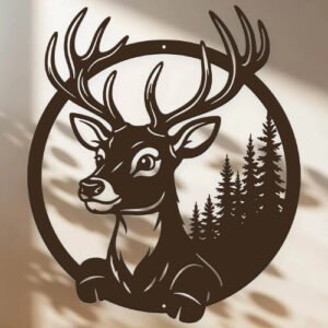 Cerf souriant